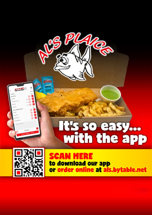 Als Plaice Fish and Chips, Coleford, Forest of Dean, download the app